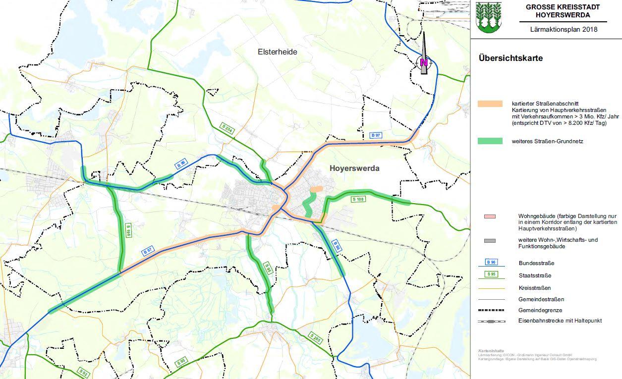 Entwurf Lärmaktionsplan Stadt Hoyerswerda 2018 | Beteiligungsportal