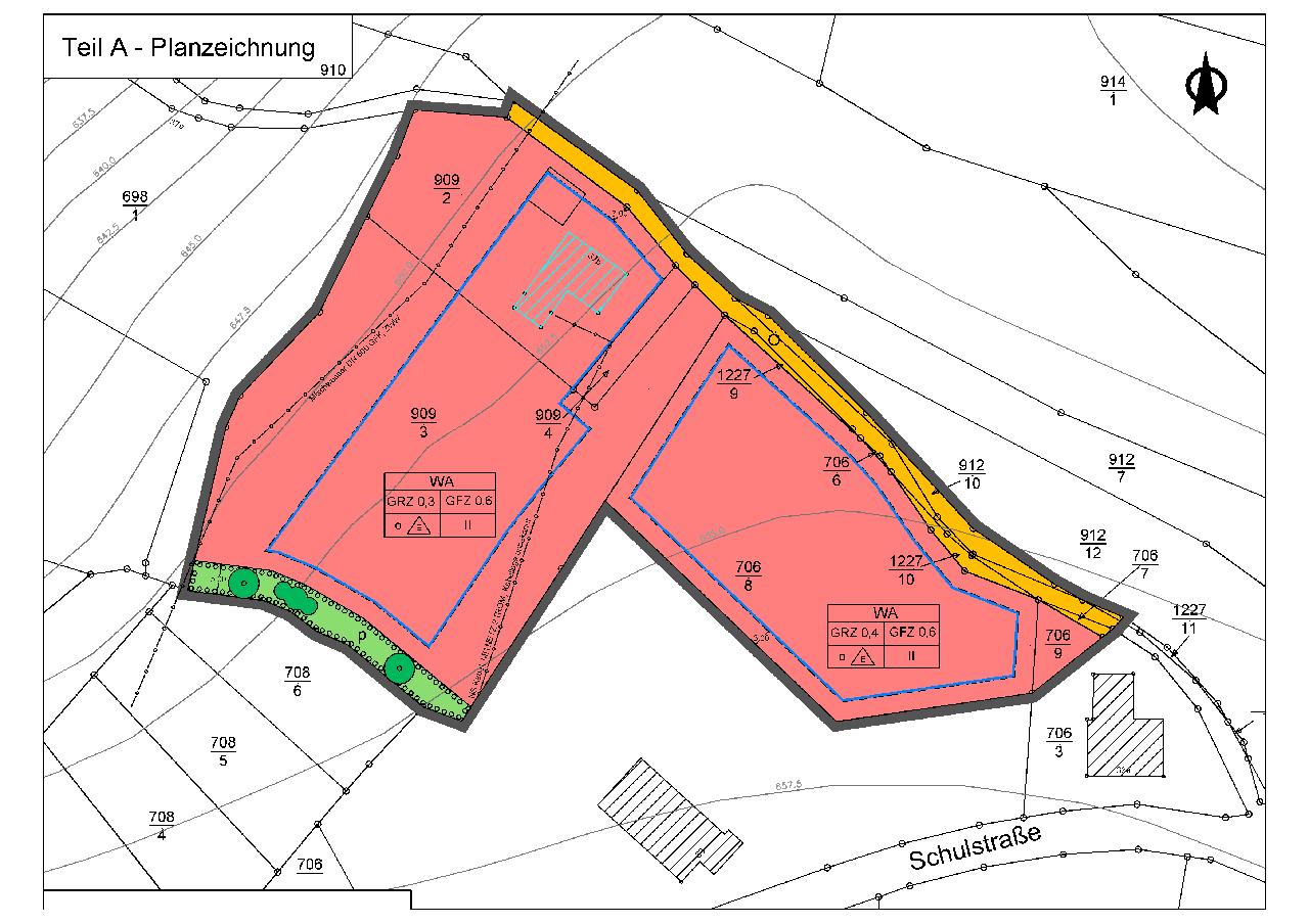 Bebauungsplan Nach § 13 B BauGB "Wohngebiet An Der Schulstraße" In ...