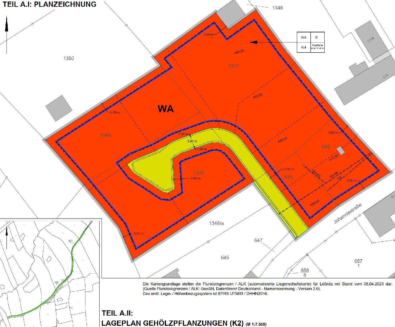 Satzungsbeschluss Zum Bebauungsplan "Wohngebiet Johannisstraße" In Der ...