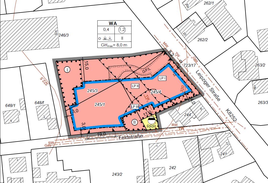 B-Plan Nach §13a BauGB, 2. Änderung "Gebiet Leipziger Str./ Weststr ...