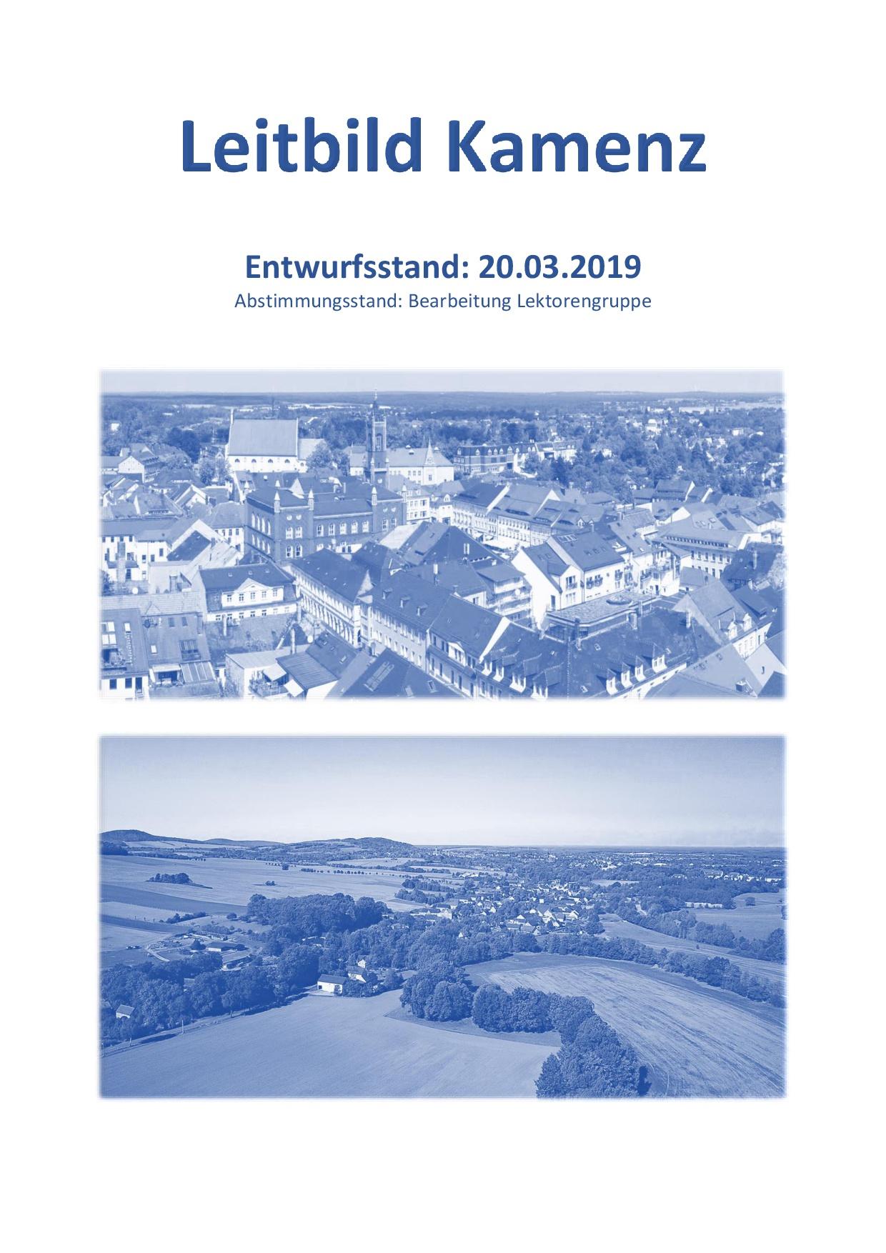 Vorschau Dokument: Leitbildentwurf "Kamenz 2030" - download Dokument