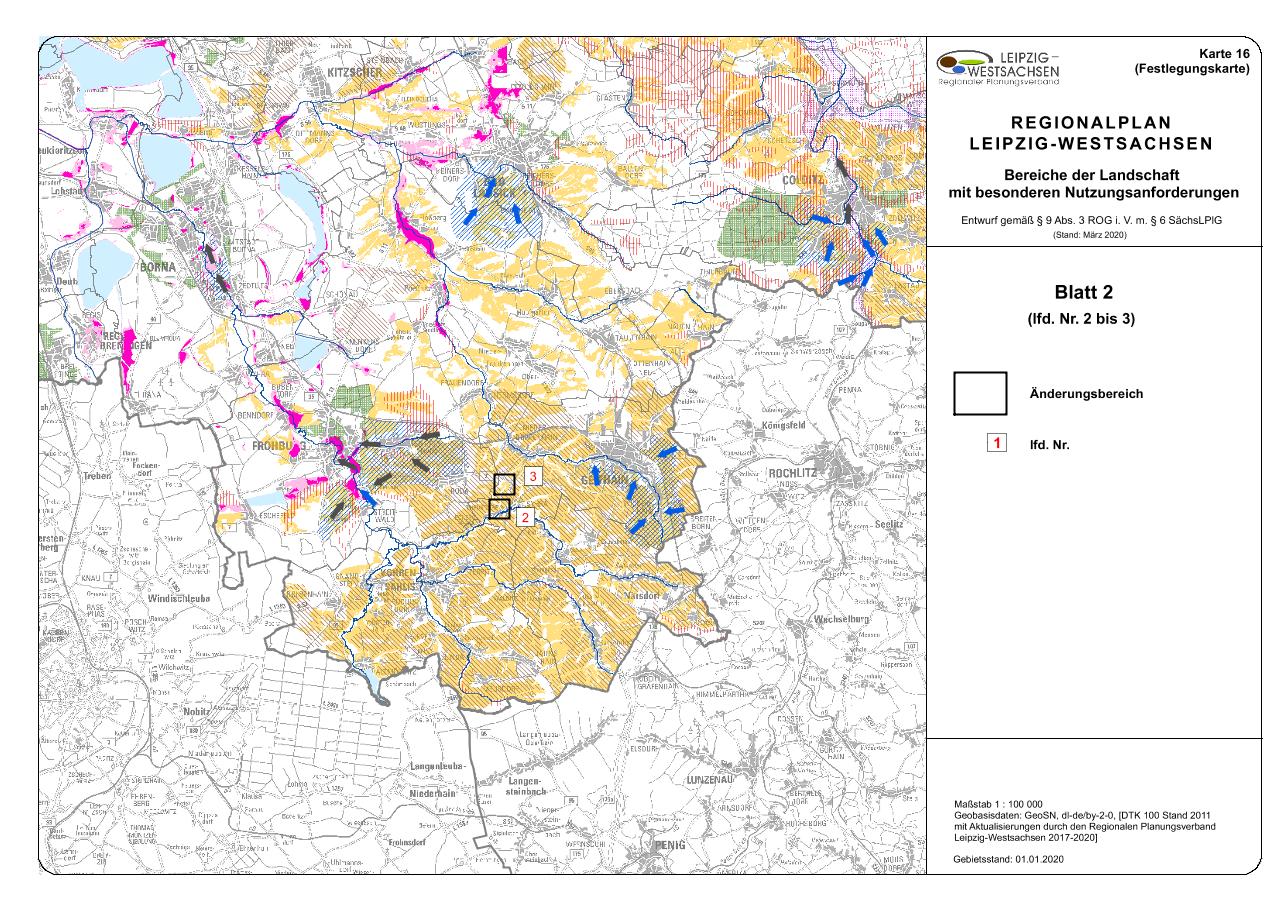 Karte 16 - Bereiche der Landschaft mit bes. Nutzungsanforderungen Blatt 2 - Download