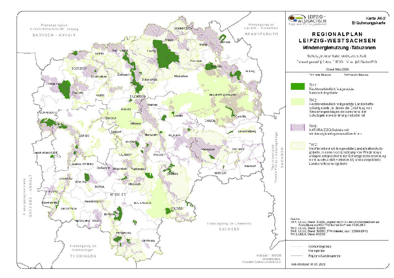 Karte A6-2 Schutzgebiete Natur und Landschaft - Download