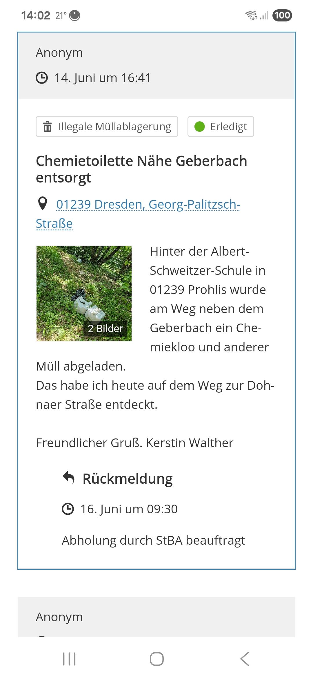 Bilder zur Meldung - öffne Lightbox