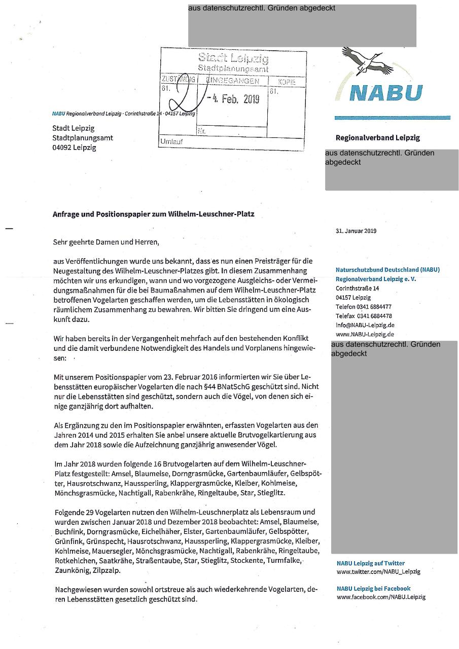 Vorschau Dokument: B-Plan Nr. 392 Wilhelm-Leuschner-Platz, Stellungnahmen aus Beteiligungen - download Dokument