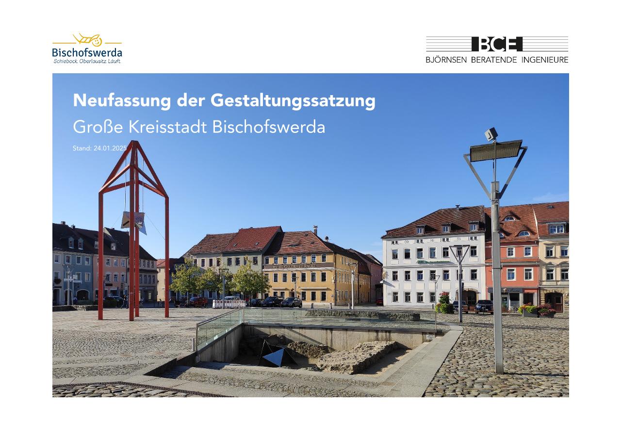 Vorschau Dokument: Entwurf Gestaltungssatzung mit Begründungstext - download Dokument