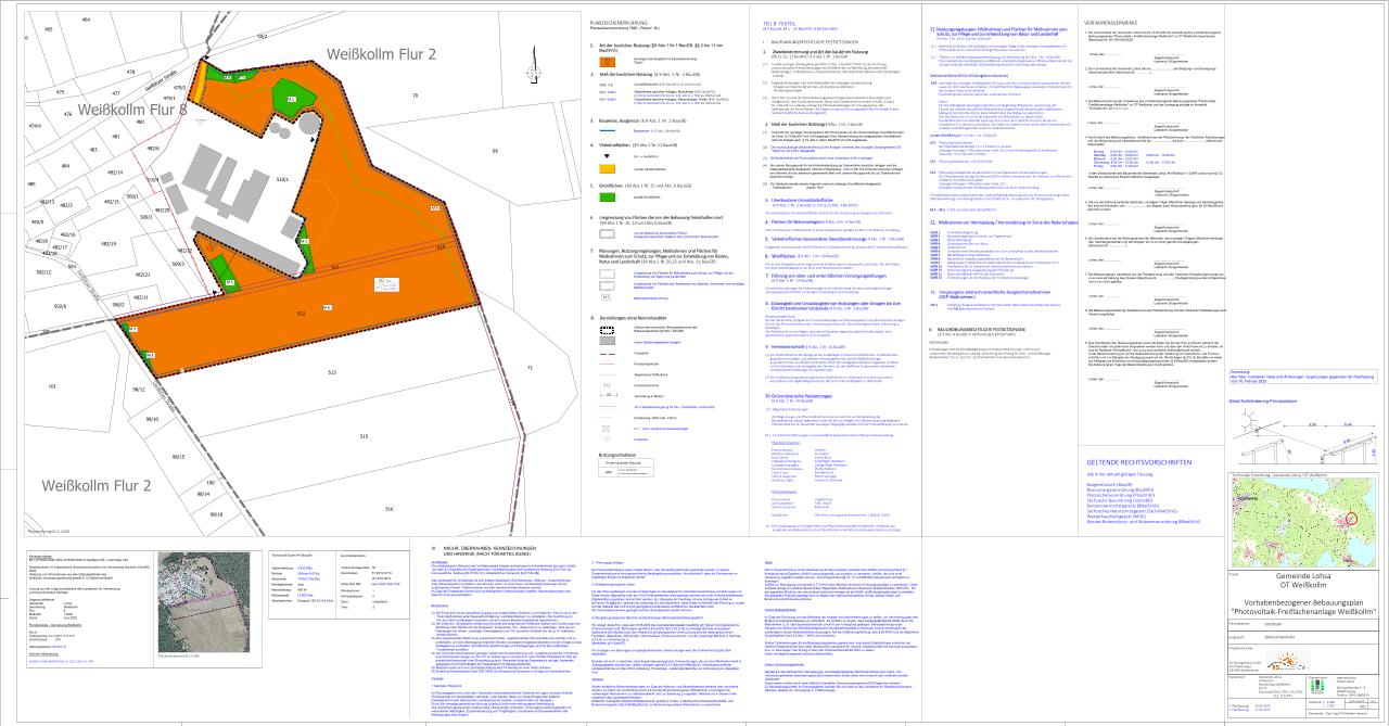 Vorschau Dokument: Planzeichnung mit textlichen Festsetzungen - download Dokument