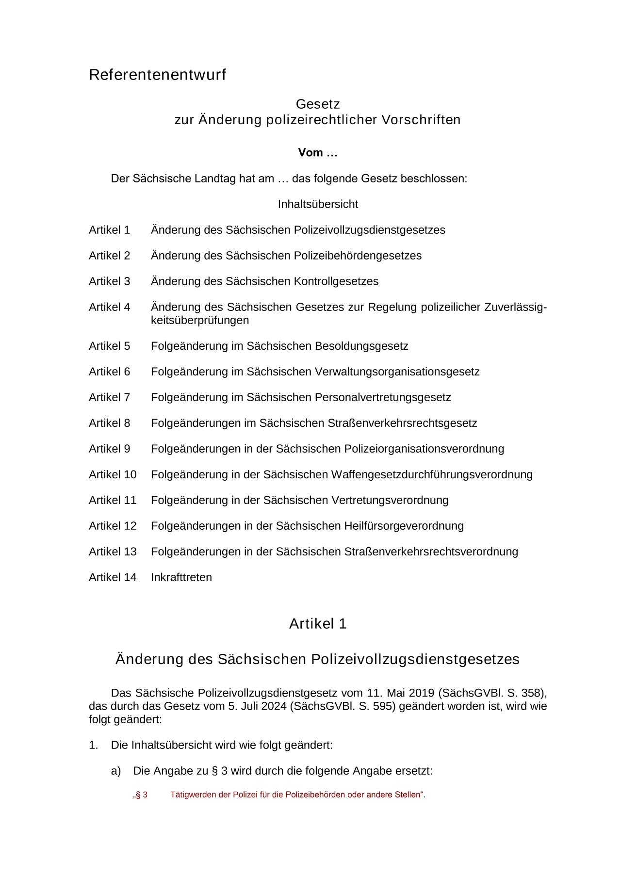 Vorschau Dokument: Gesetzentwurf - download Dokument