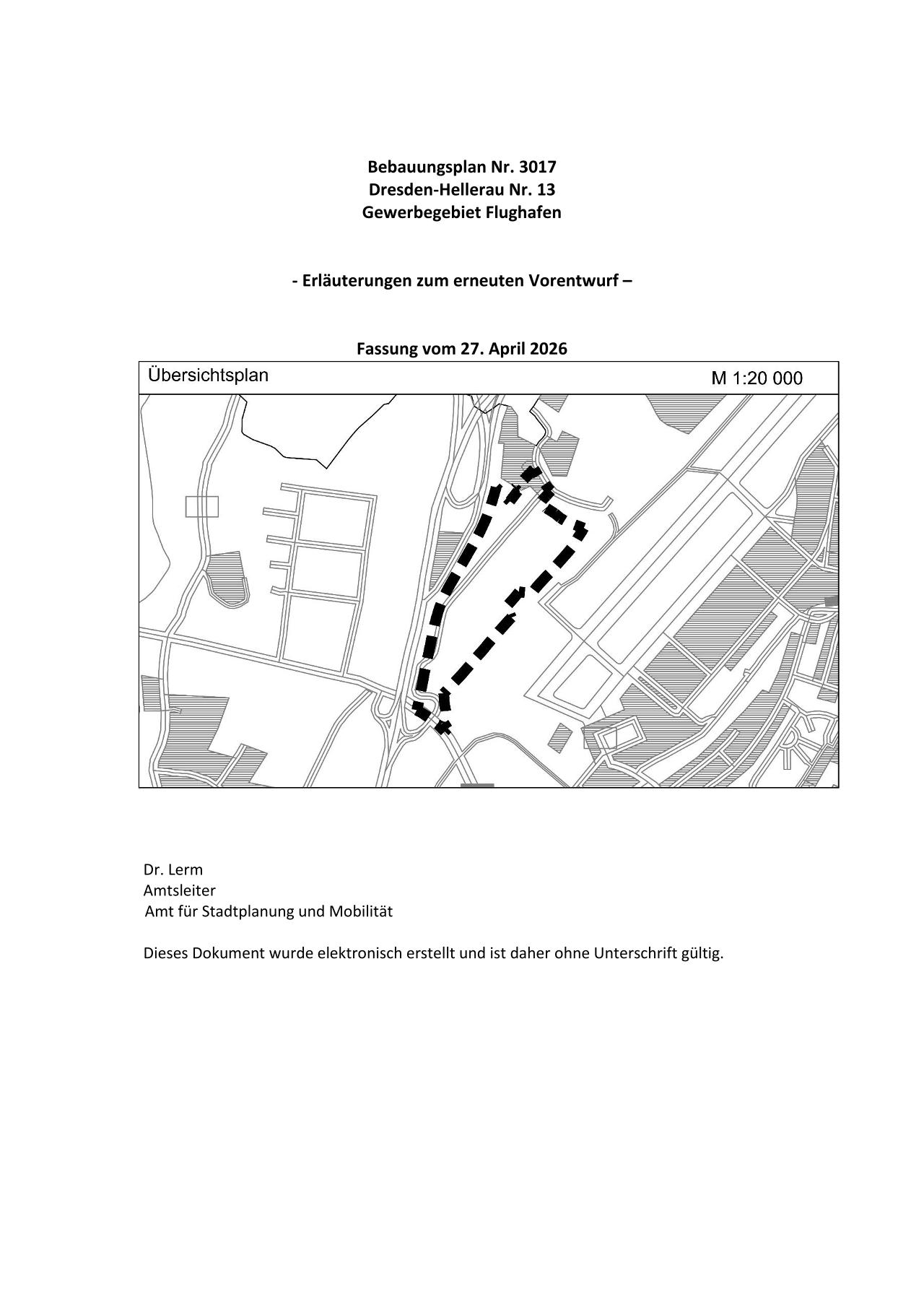 Vorschau Dokument: Vorentwurf - Erläuterungen - download Dokument