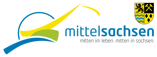 Logo: Mittelsachsen - Mitten im Leben, Mitten in Sachsen