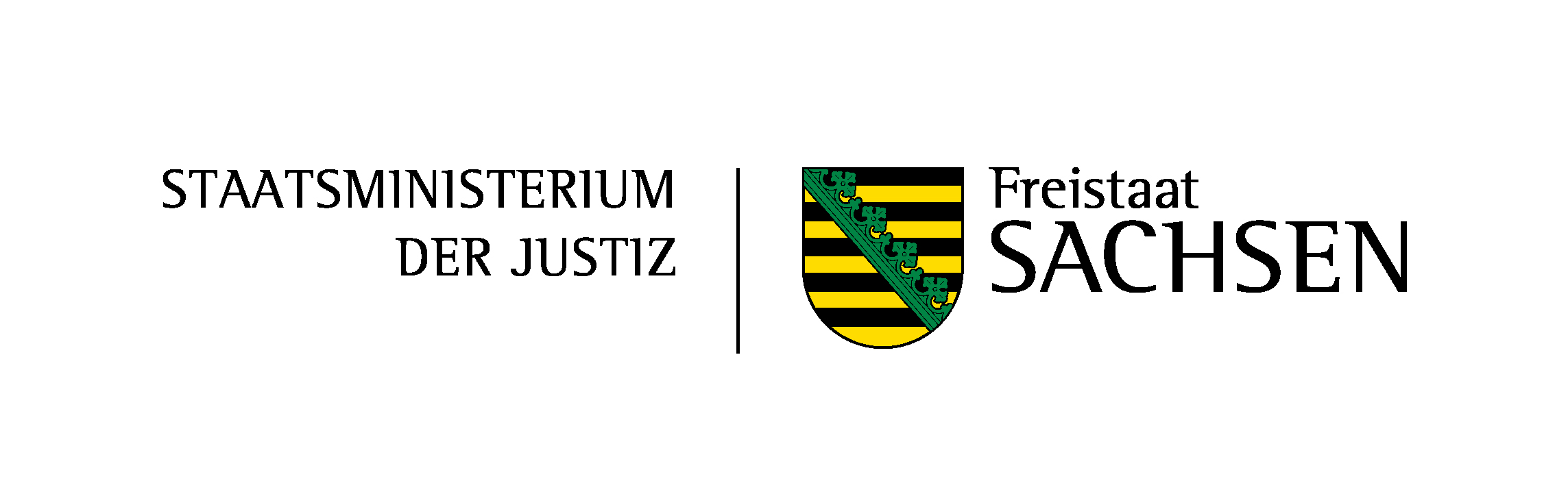 Logo: Sächsisches Staatsministerium der Justiz