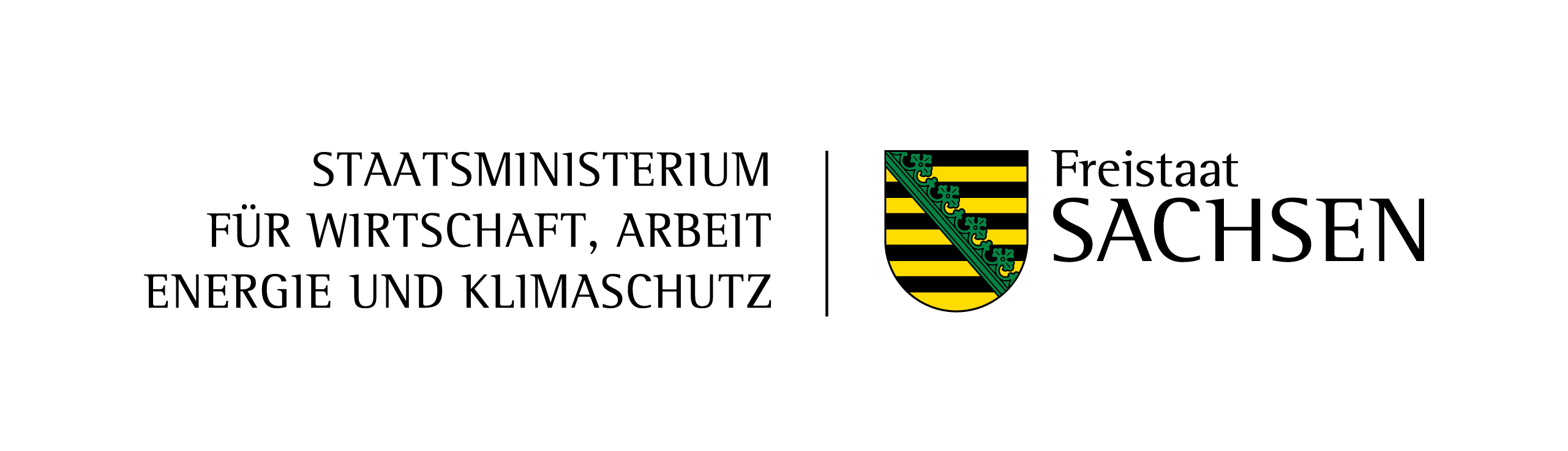 Logo: Staatsministerium für Wirtschaft, Arbeit, Energie und Klimaschutz Freistaat Sachsen